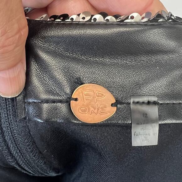 Free People FP One Sequin Camo Mini Skirt NWT SZ 12 - Picture 13 of 13